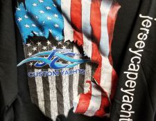Patriotic Crewneck Sweatshirt, Black